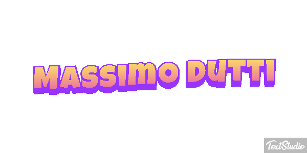 Massimo Dutti Text effect