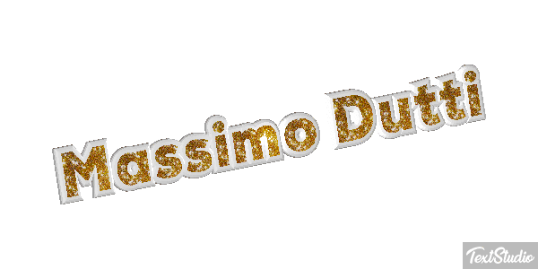 Massimo Dutti Text effect