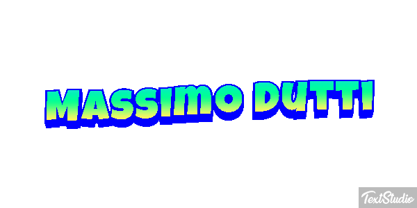 Massimo Dutti Text effect