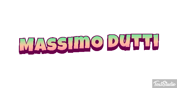 Massimo Dutti Text effect