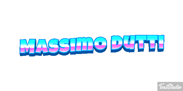Massimo Dutti Text effect