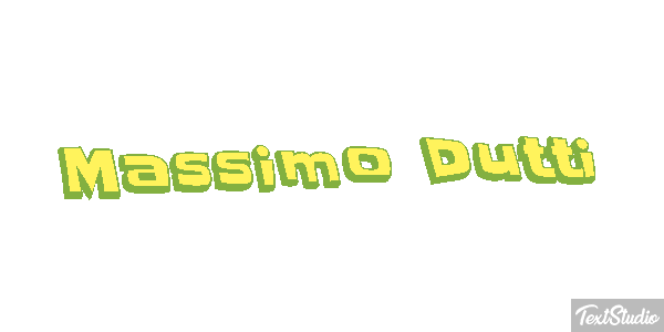 Massimo Dutti Text effect