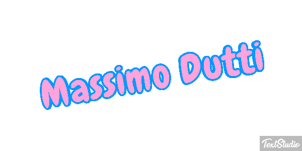 Massimo Dutti Text effect