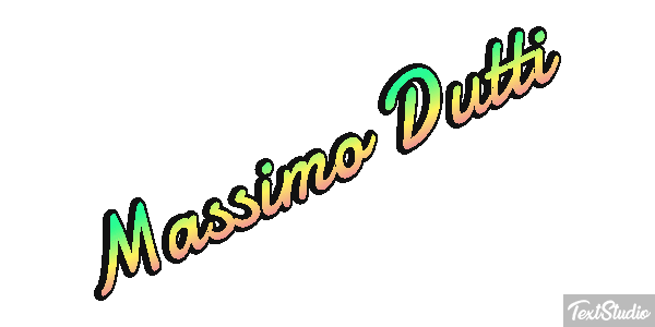 Massimo Dutti Text effect