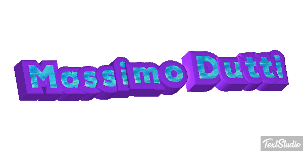 Massimo Dutti Text effect