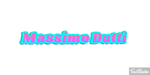 Massimo Dutti Text effect