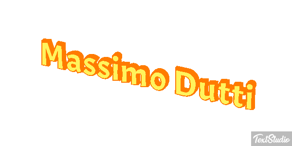 Massimo Dutti Text effect