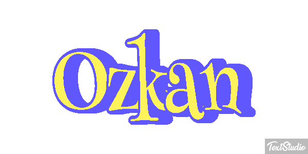 Özkan Efecto de texto
