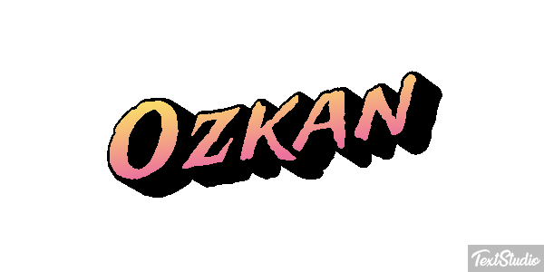 Özkan Efecto de texto