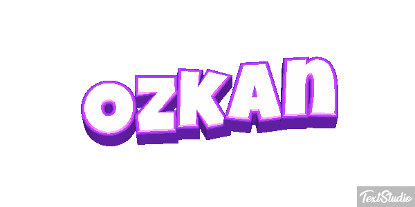 Özkan Efecto de texto