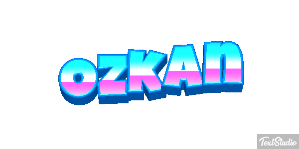 Özkan Efecto de texto