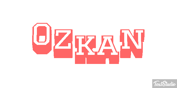Özkan Efecto de texto