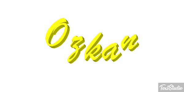 Özkan Efecto de texto