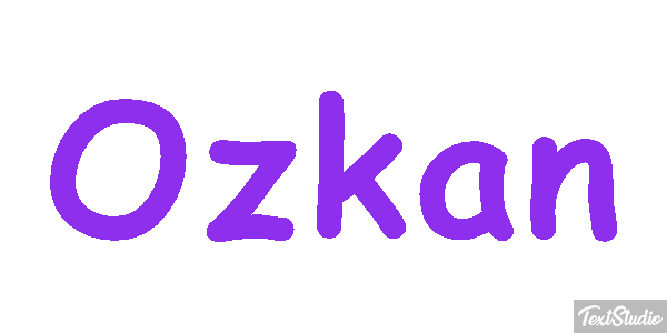 Özkan Efecto de texto