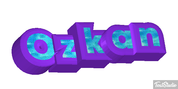 Özkan Efecto de texto