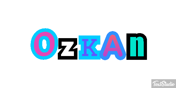 Özkan Efecto de texto