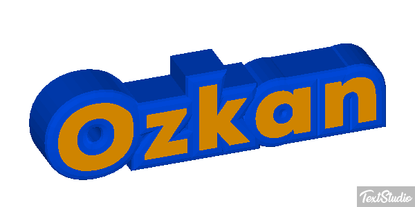 Özkan Efecto de texto