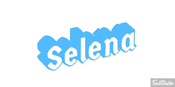 Selena Effet de texte