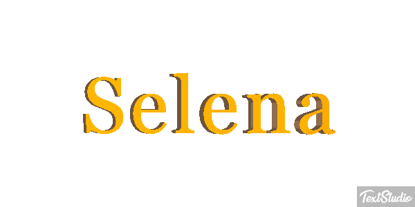 Selena Effet de texte