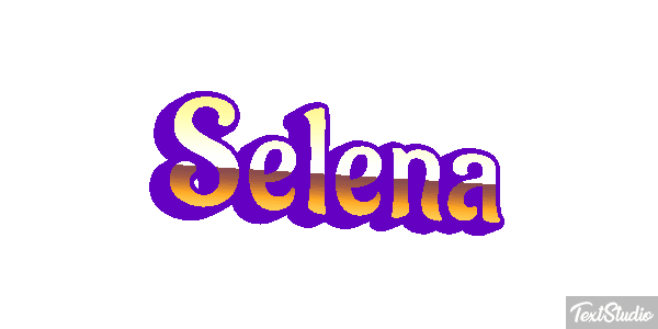 Selena Effet de texte
