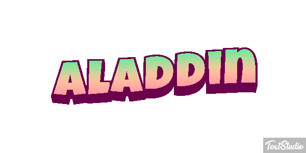 Aladdin Efekt tekstowy