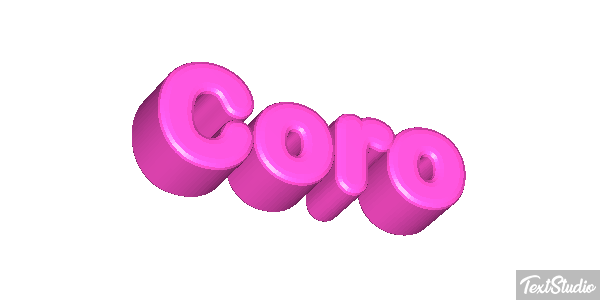 Coro Efekt tekstowy