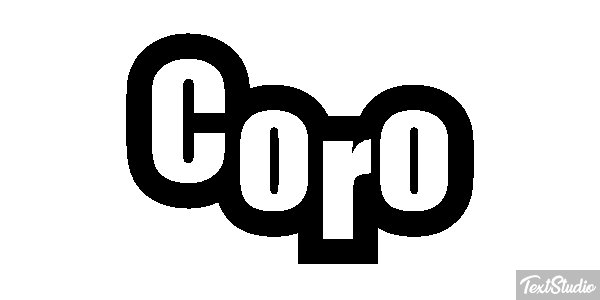 Coro Efekt tekstowy