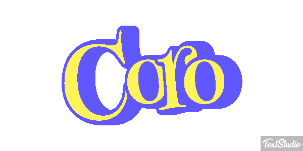 Coro Efekt tekstowy