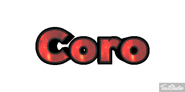 Coro Efekt tekstowy