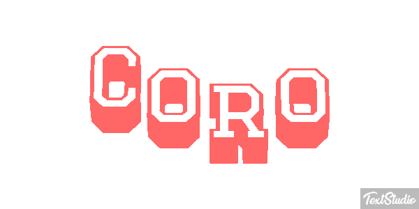 Coro Efekt tekstowy