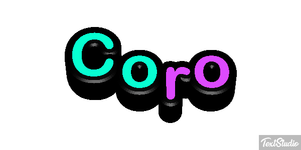 Coro Efekt tekstowy