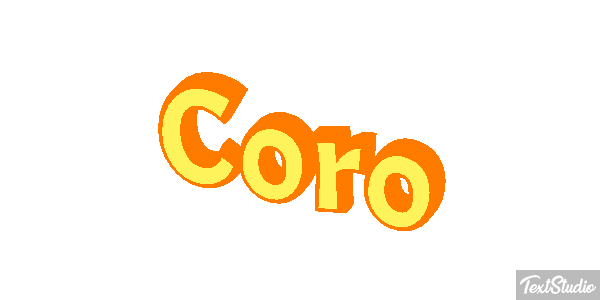 Coro Efekt tekstowy