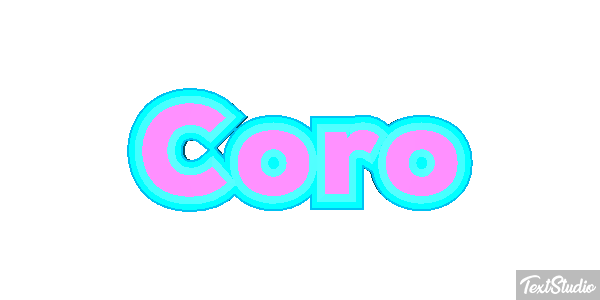 Coro Efekt tekstowy