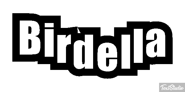 Birdella Text effect