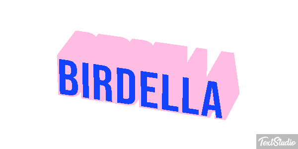 Birdella Text effect