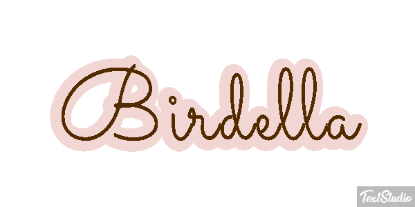 Birdella Text effect