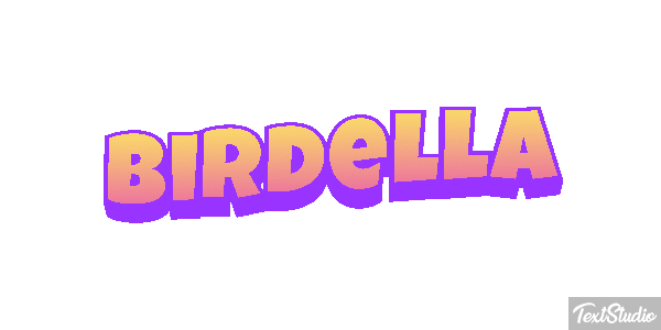 Birdella Text effect