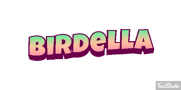 Birdella Text effect