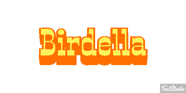 Birdella Text effect