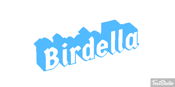 Birdella Text effect