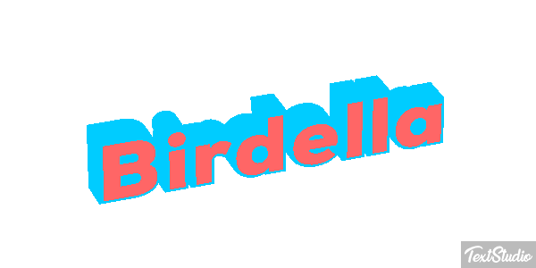 Birdella Text effect