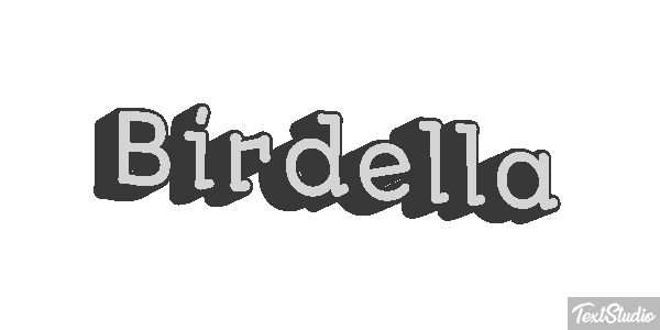 Birdella Text effect