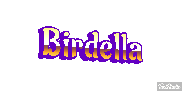 Birdella Text effect