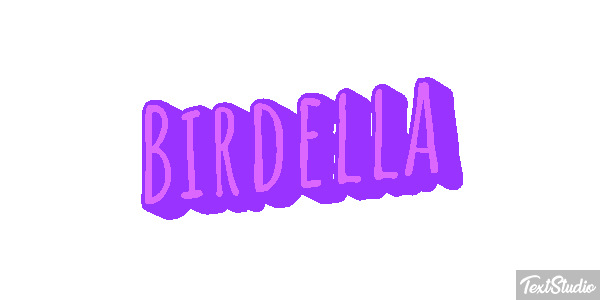 Birdella Text effect