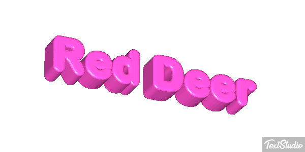 Red Deer Effet de texte