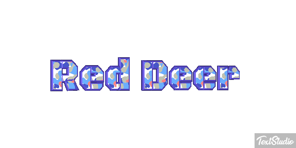 Red Deer Effet de texte
