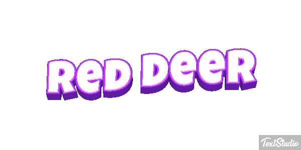 Red Deer Effet de texte