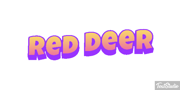 Red Deer Effet de texte