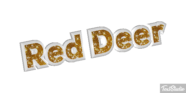 Red Deer Effet de texte