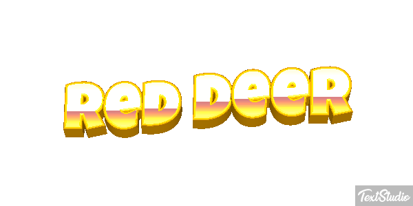 Red Deer Effet de texte